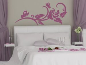 מדבקת ורד רומנטית