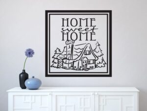 מדבקת קיר | הבית שלנו