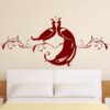 royal peacocks wall sticker - קטן