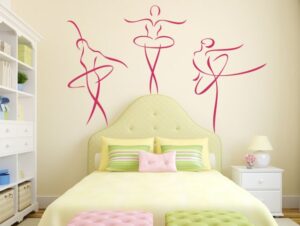 מדבקת בלרינות בשיעור ריקוד