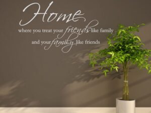 מדבקת בית זה היכן שאתה...