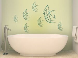 מדבקת קיר דגיגונים