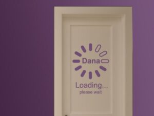 מדבקת קיר | מסך טעינה