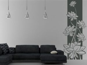 מדבקת חרציות גדלות במים