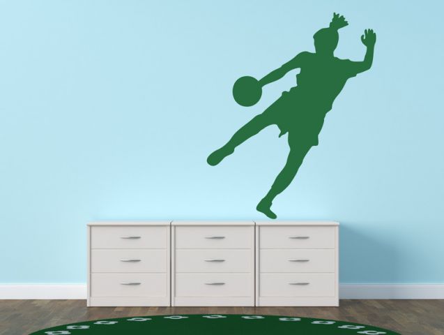 מדבקת קיר | שחקן כדורגל