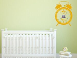 מדבקת קיר | שעון מרוצה