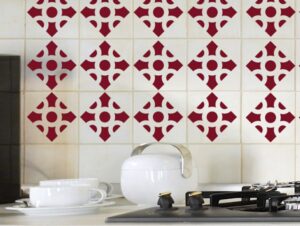 מדבקות אריחים | עיגולים ומעויינים