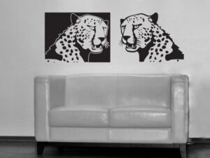 מדבקת קיר | נמרים נועזים