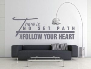 מדבקת קיר | אין להגדיר