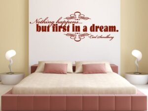 מדבקת קיר שום דבר לא יקרה