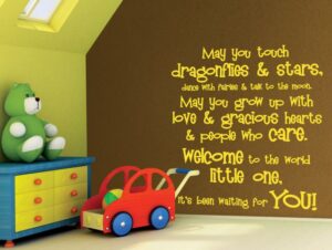 מדבקת קיר אתה יכול לגעת