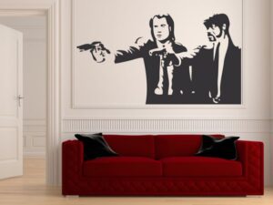 מדבקת קיר | ספרות זולה