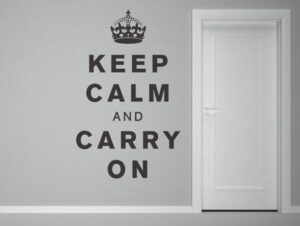 מדבקת קיר תשמור על קור רוח