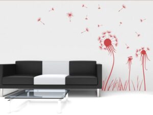 מדבקת קיר | סביונים באביב