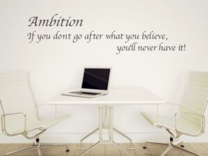 מדבקת קיר אם לא תלך אחר מה שאתה רוצה