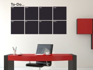 לוח גיר רשימה שבועית