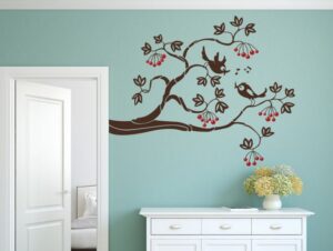 מדבקת קיר | נגינת הציפורים