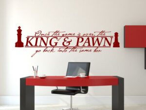 מדבקת קיר לאחר שהמשחק נגמר