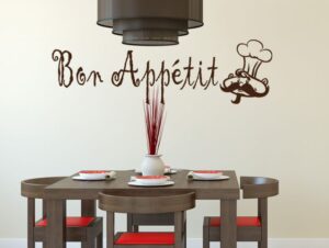 מדבקת קיר בתאבון