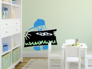 מדבקת לוח גיר יצור חמוד