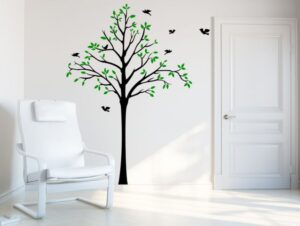 מדבקת קיר | עץ באביב