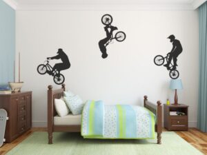 מדבקת קיר | פעלול אופנייים