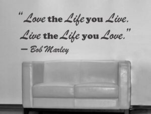 מדבקת קיר | בוב מארלי ציטוט