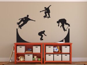 מדבקת קיר | סקייטרים