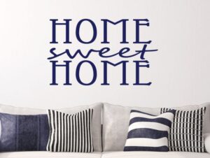 מדבקת קיר | Home sweet home