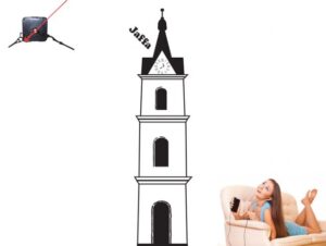 מדבקת קיר | מגדל השעון