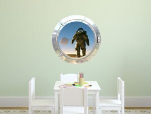 מדבקת קיר | אסטרונאוט בחלל