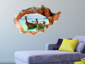 חור תלת מימד עם הצצה לתאילנד