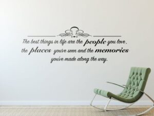 מדבקת קיר הדברים הטובים