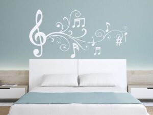 מדבקת קיר | מנגינה מסתלסלת