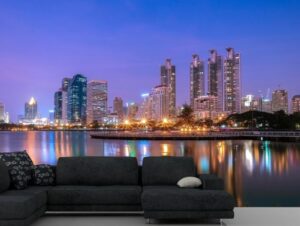 מדבקת טפט | אורות העיר