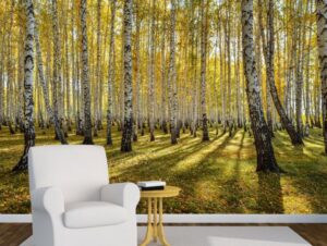 מדבקת טפט | יער זהוב