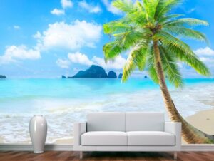 מדבקת טפט | חוף טרופי