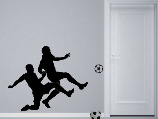מדבקת קיר | כדורגלנים