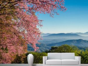 מדבקת טפט | פריחה בהרים