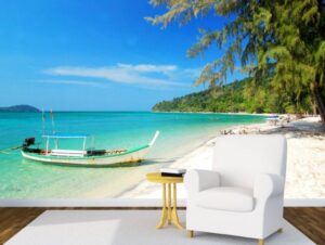 מדבקת טפט | חוף טרופי