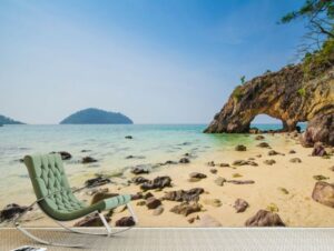 מדבקת טפט | חוף ים