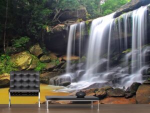 מדבקת טפט | מפל כתום