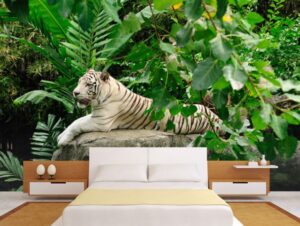 מדבקת טפט | טיגריס לבן