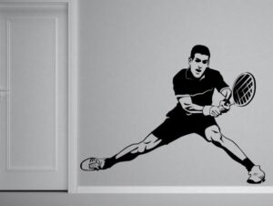 מדבקת קיר | שחקן טניס
