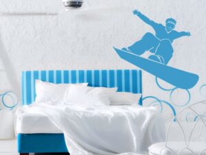 מדבקת קיר | סנובורדר