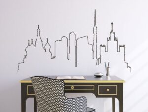 מדבקת קיר | מוסקבה בקו