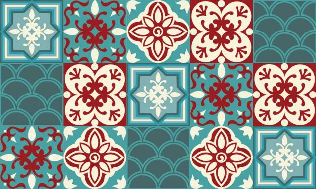 מדבקת אריחים | ספיירל הפוך