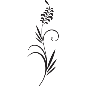 מדבקת גבעול דקורטיבי