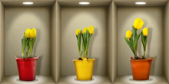 מדבקת נישת חלון עם זברות בשקיעה