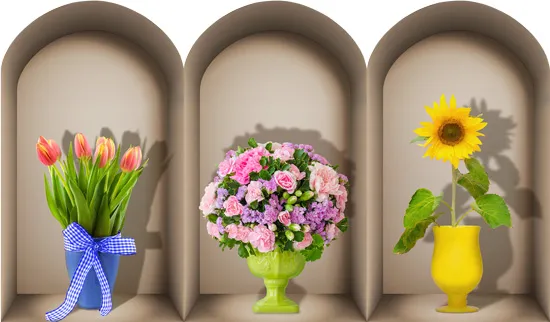 מדבקות נישה | פסלונים